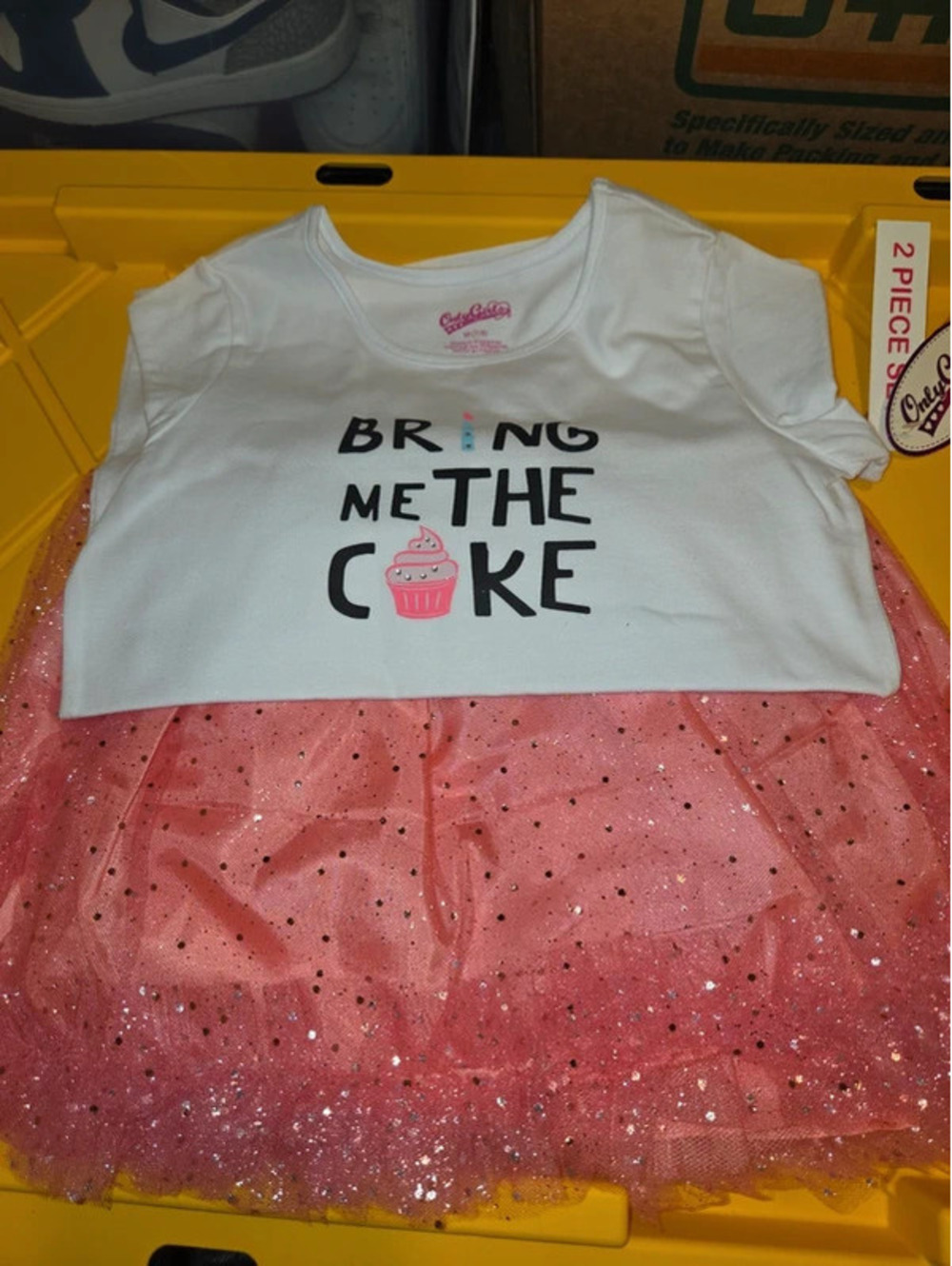 Birthday tutu outfit med 7/8